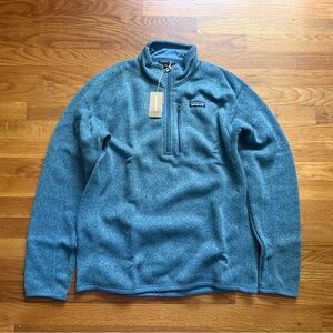 Patagonia Better Sweater 1/4 Zip Men’s Medium Pigeon Blue